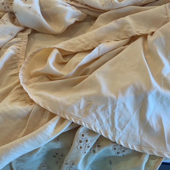 Yellow summer dress with ruffled straps from Nordstrom - Picture 5 of 7